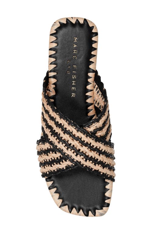 Marc Fisher Ltd Nylie Slide Sandal In Black