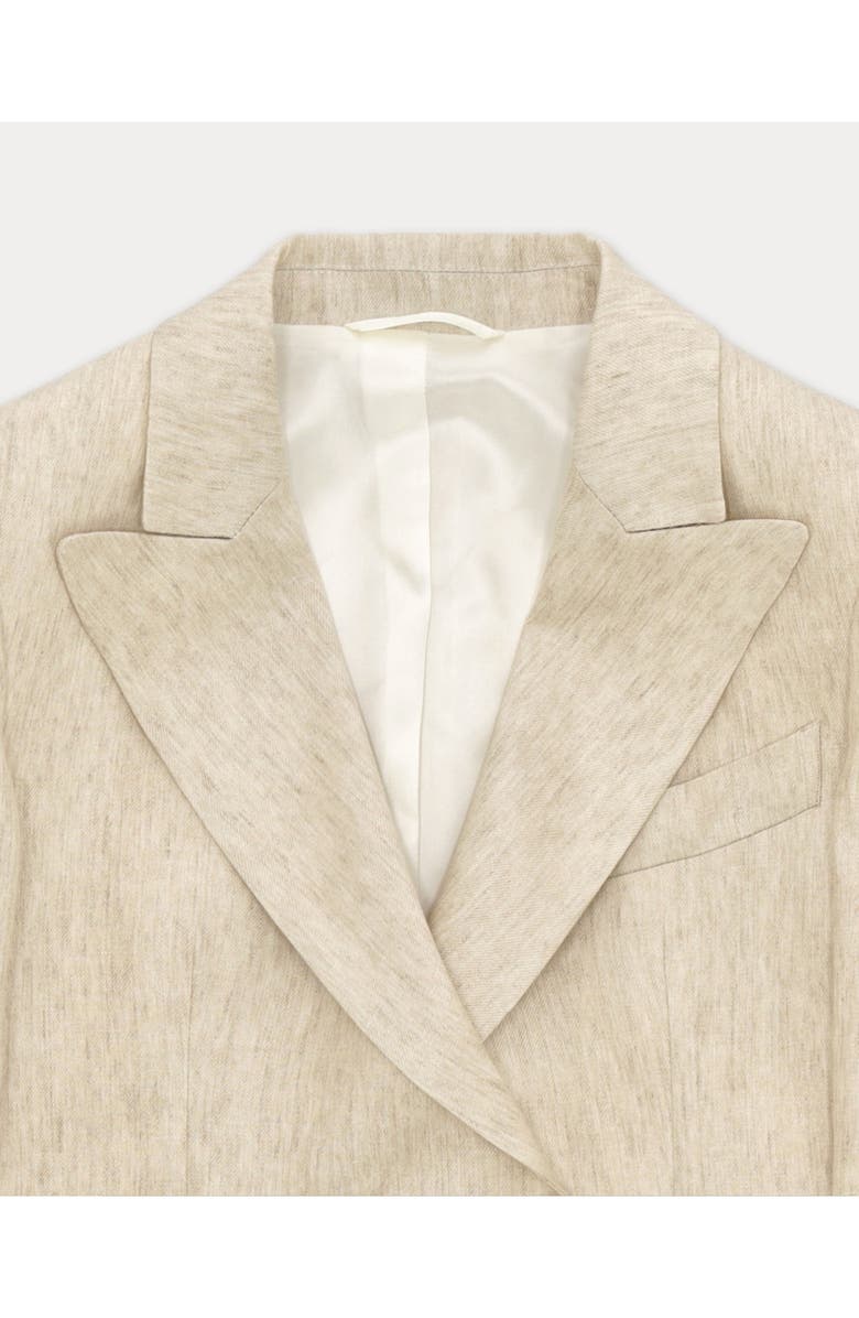 Fortela Bastien Classic Linen Jacket, Alternate, color, Cream