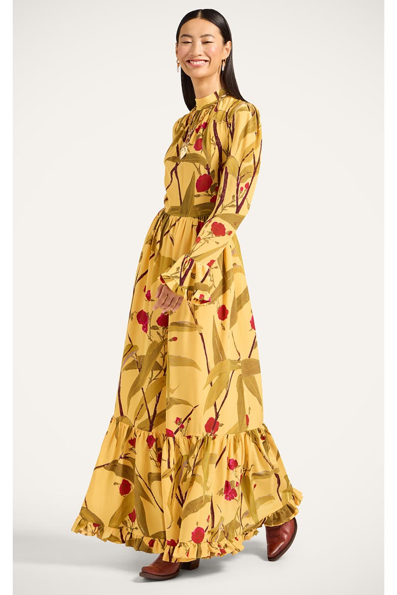 Visconti Dress, Main, color, Bamboo Yellow