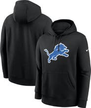 Nike Men's Nike Black Detroit Lions Club Fleece Pullover Hoodie