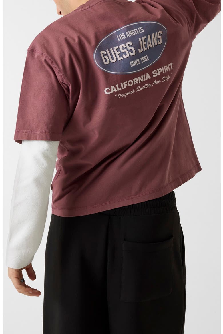 Boxy Spirit Layered Look Graphic T-Shirt, Alternate, color, SOFT BERRY MULTI