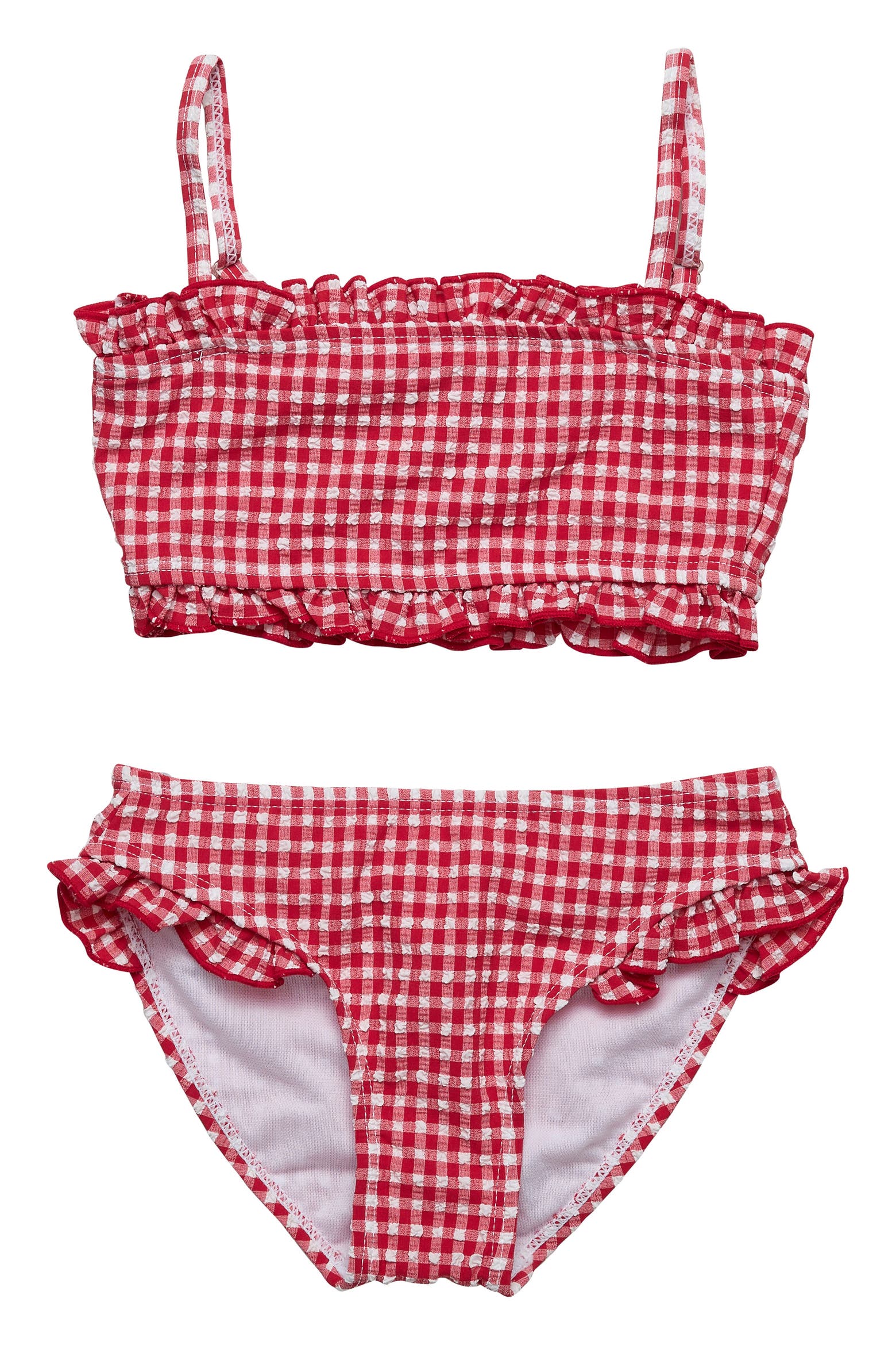 Snappe4r Rocks Snapper Rock Kids' Picnic Party Gingham Two-Piece Swimsuit | Nordstromrack