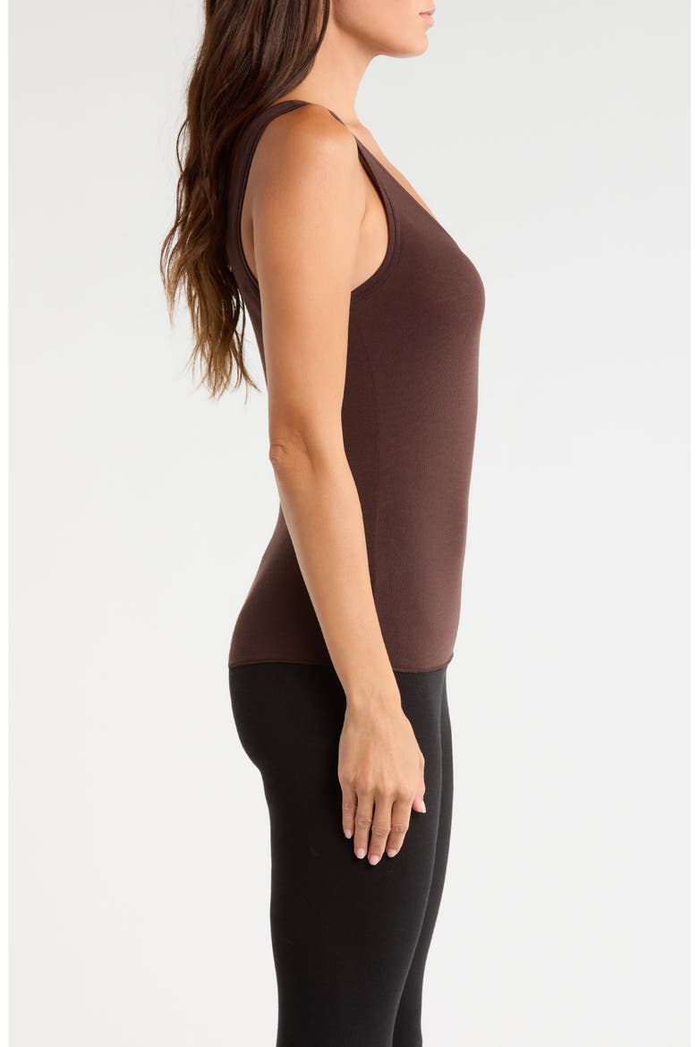Luxe Delicate Layering Tank Top, Alternate, color, BROWN MOLE