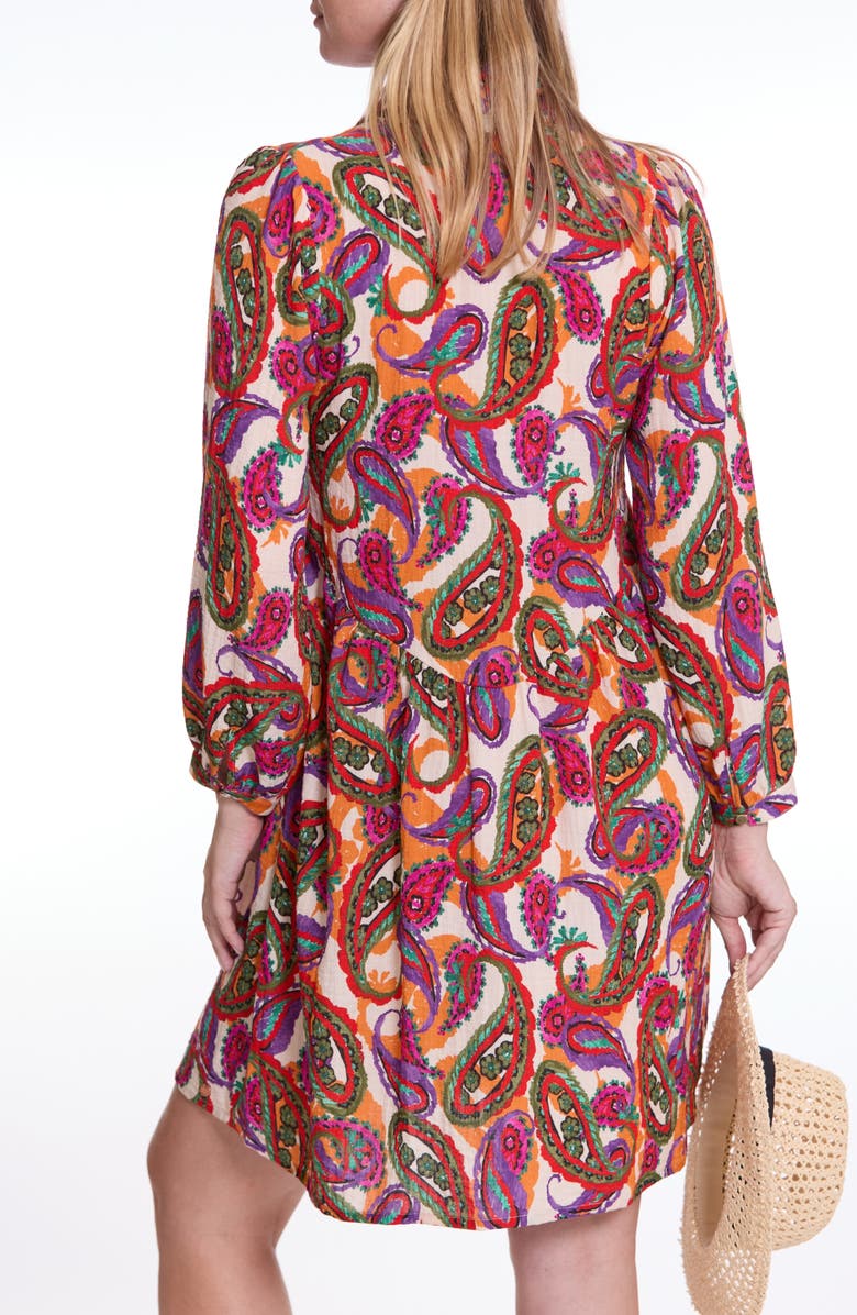 Cache Coeur Soledad Maternity and Nursing Shirt Dress, Alternate, color, Multicolor