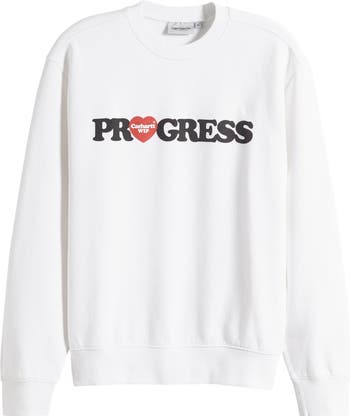 【Carhartt】 I HEART PROGRESS SWEATSHIRT Carhartt Work In Progress I Heart Progress Cotton Sweatshirt