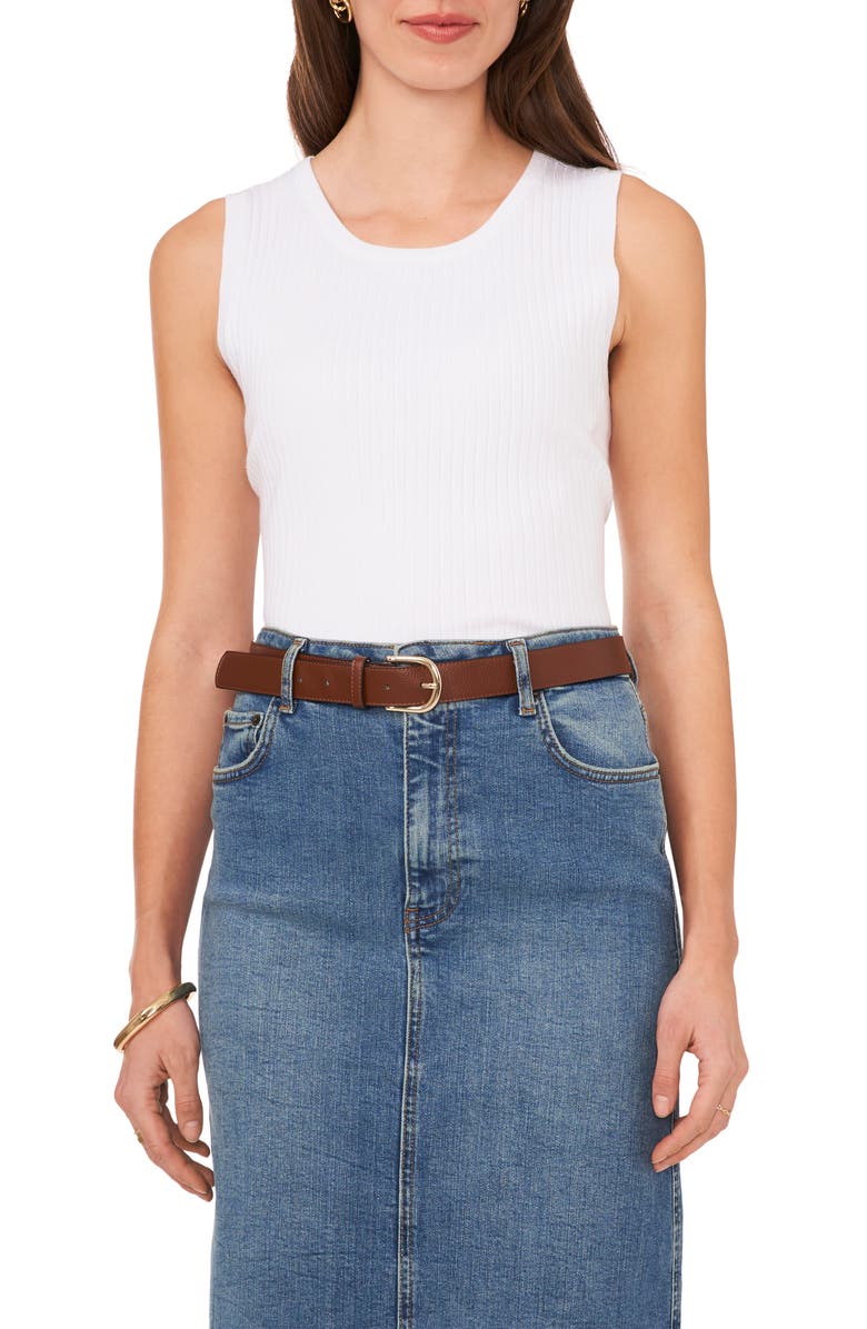 Vince Camuto Rib Knit Sweater Tank, Main, color, 