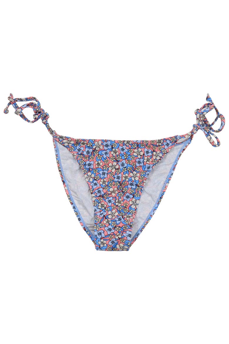 Floral Field Womens Bikini Bottom, Alternate, color, Floral Field Coral