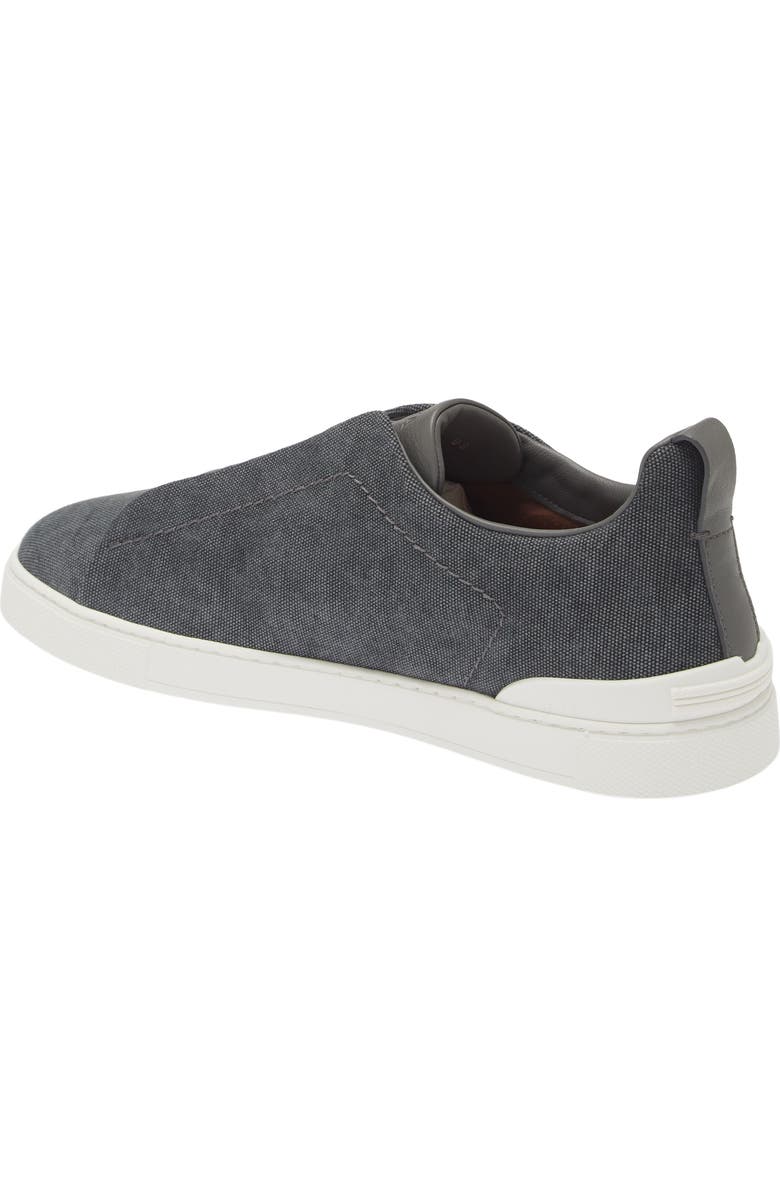 ZEGNA Triple Stitch Low Top Sneaker, Alternate, color,