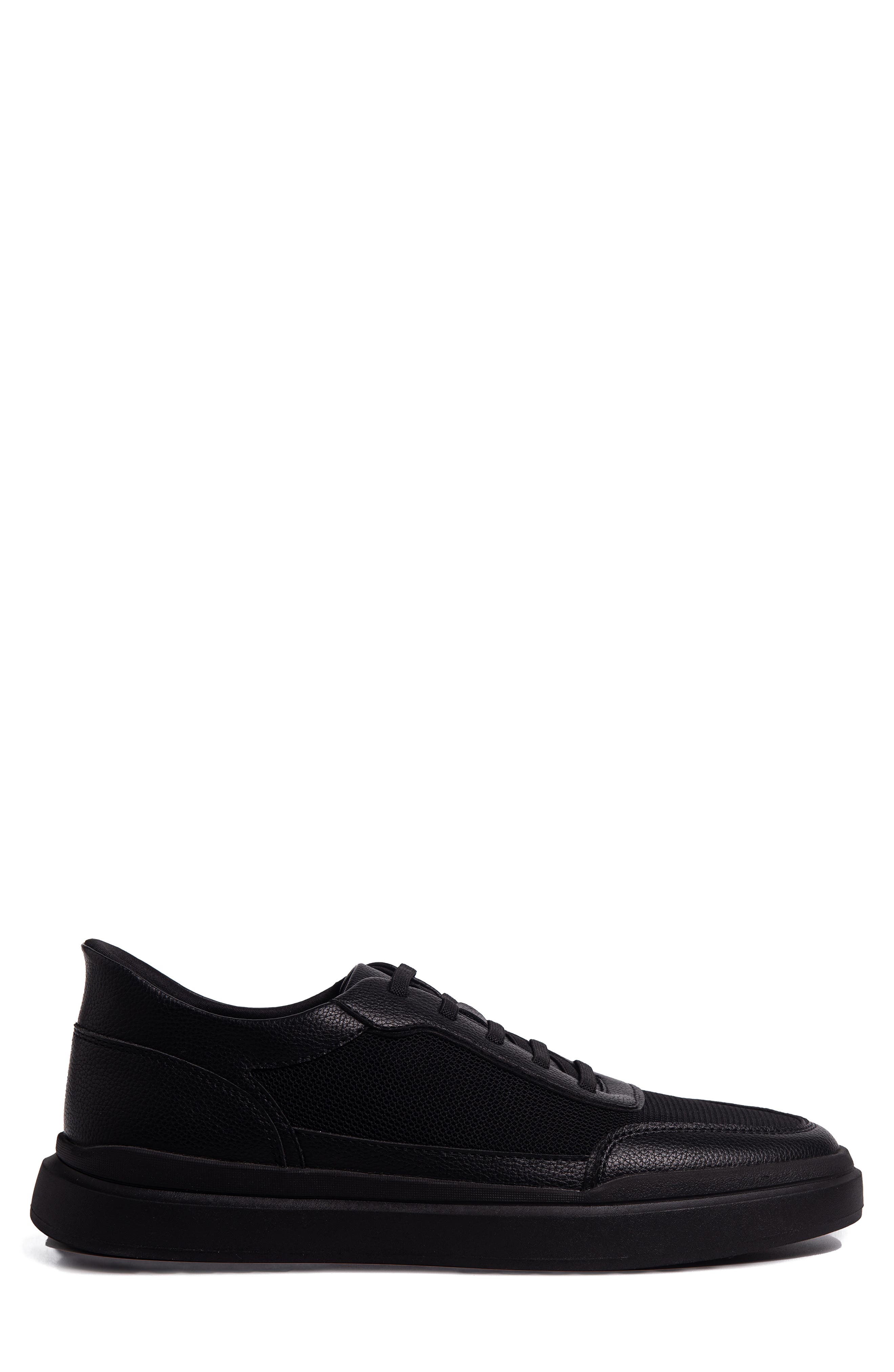 Hudson St. Sneaker, Alternate, color, BLACK BLACK SOLE