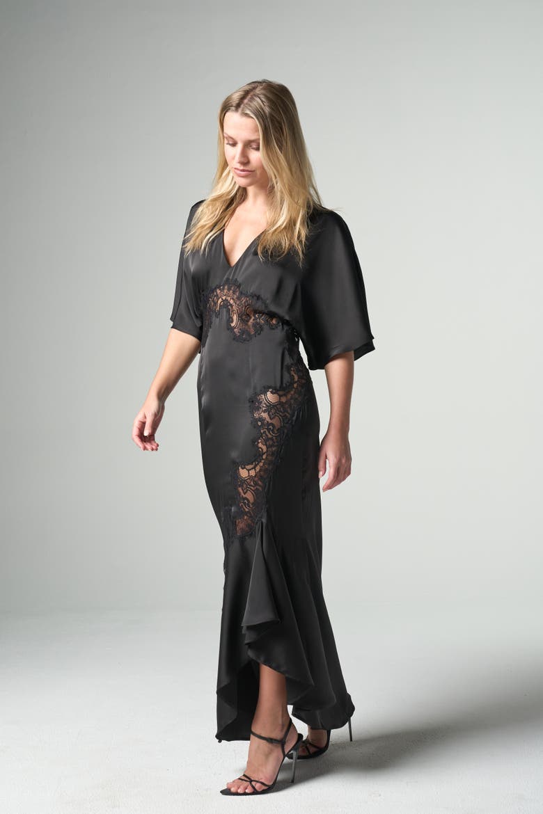 Aralyn Dress, Alternate, color, Black