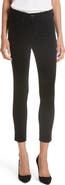 L'AGENCE Margot Velvet Crop Skinny Jeans