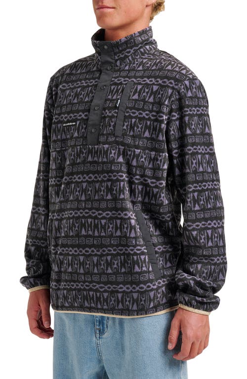 Quiksilver No Destination Fleece Pullover In Gray