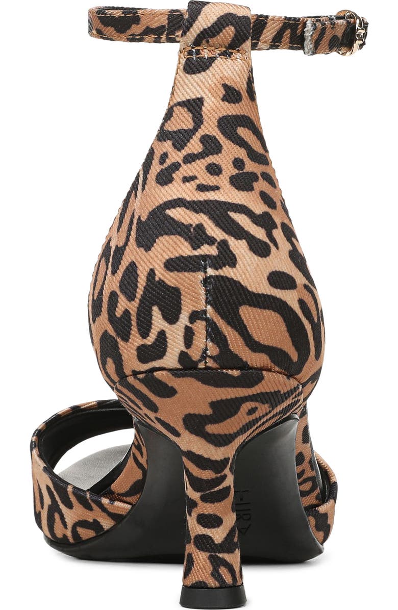 Naturalizer Jules Ankle Strap Sandal, Alternate, color, Leopard Print Fabric