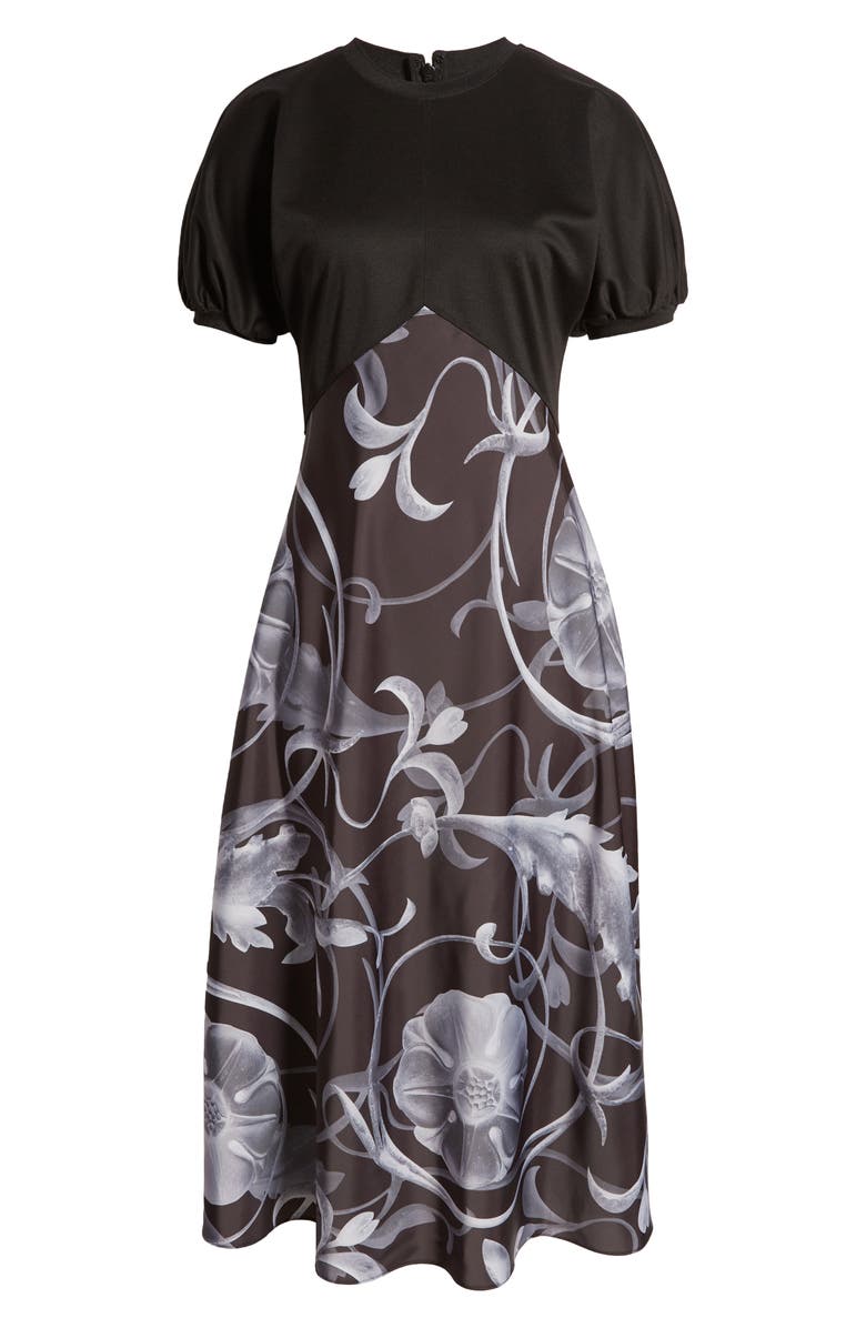 Ted Baker London Magylee Floral Mixed Media Dress, Alternate, color,