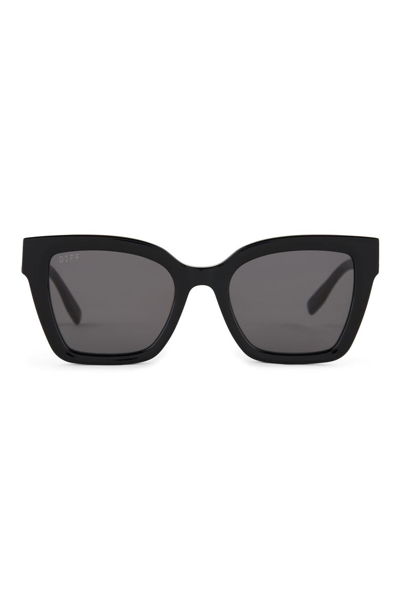 Rhys 51mm Polarized Rectangular Sunglasses, Main, color, GREY