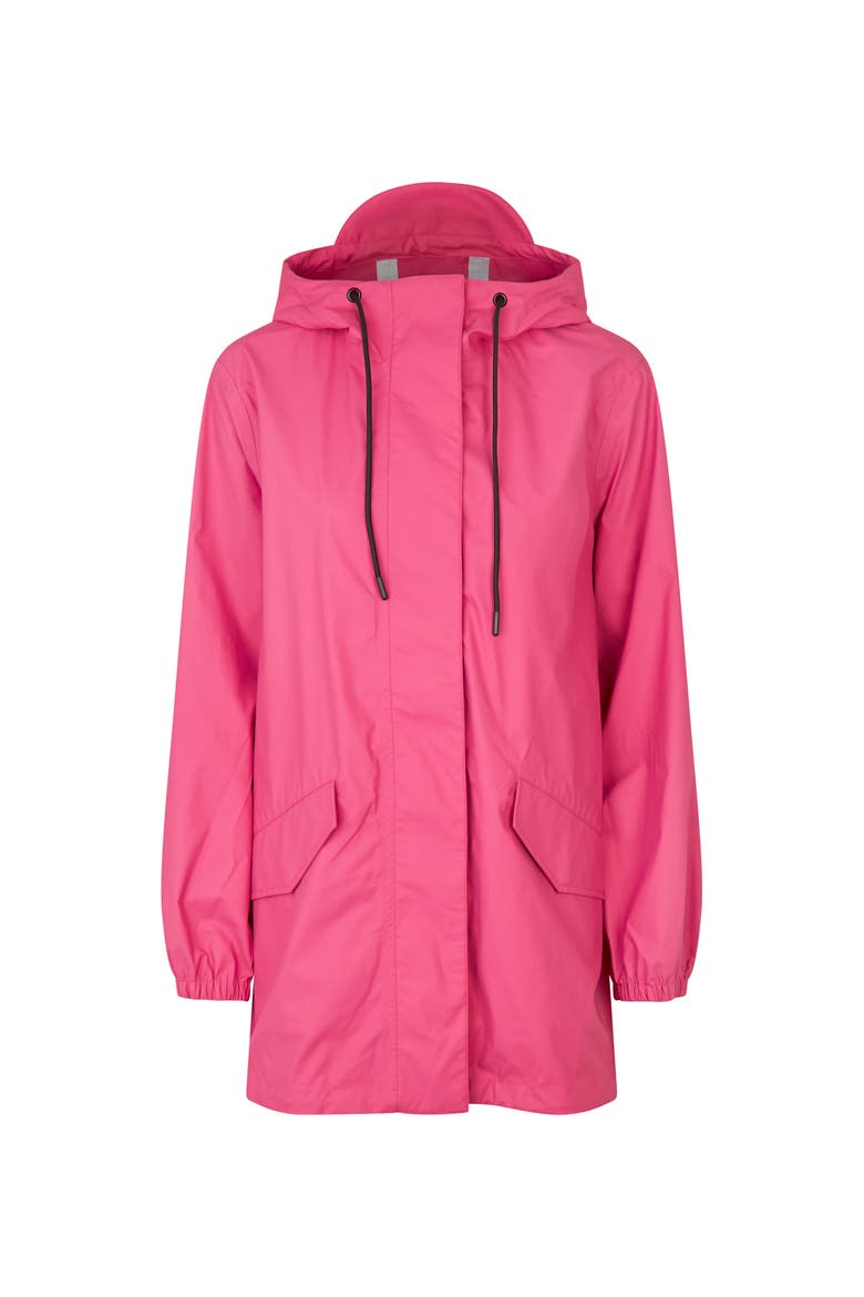 MaTunalle Rain Coat, Alternate, color, Carmine
