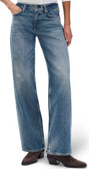 rag & bone Cam Low Rise Relaxed Straight Jeans