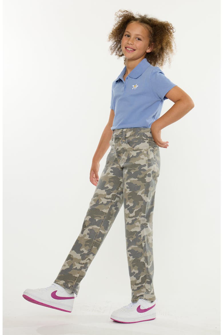 Britt High Rise Straight Jeans, Alternate, color, Camo Print