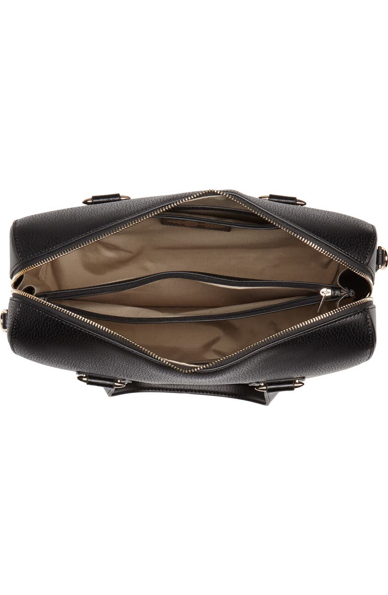 CELINE DION Triad Leather Satchel, Alternate, color,