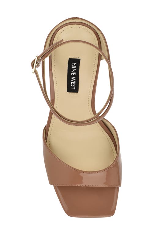 Nine West Devans Sandal In Medium Natural