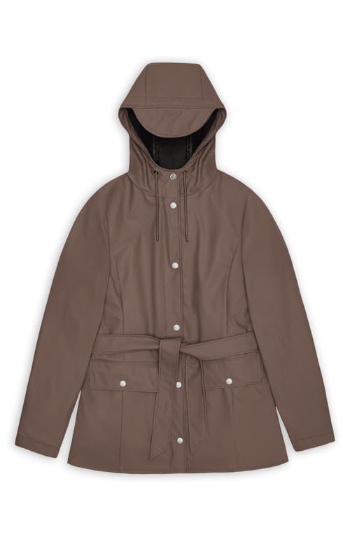 RAINS RAINS CURVE WATERPROOF RAIN JACKET 