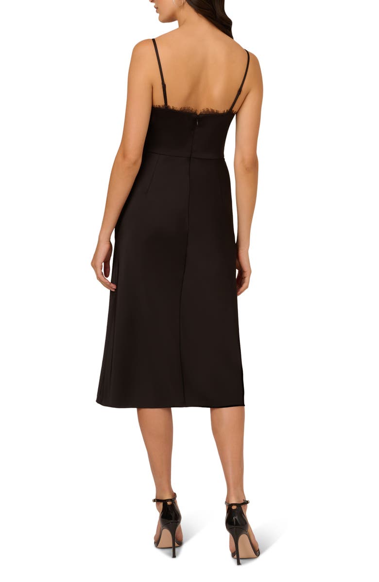 LIV FOSTER Lace Trim Satin Slipdress, Alternate, color,