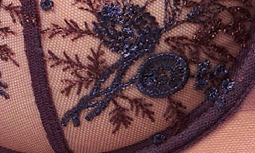 Simone Perele Intrigue Sheer Underwire Demi Bra In Brown