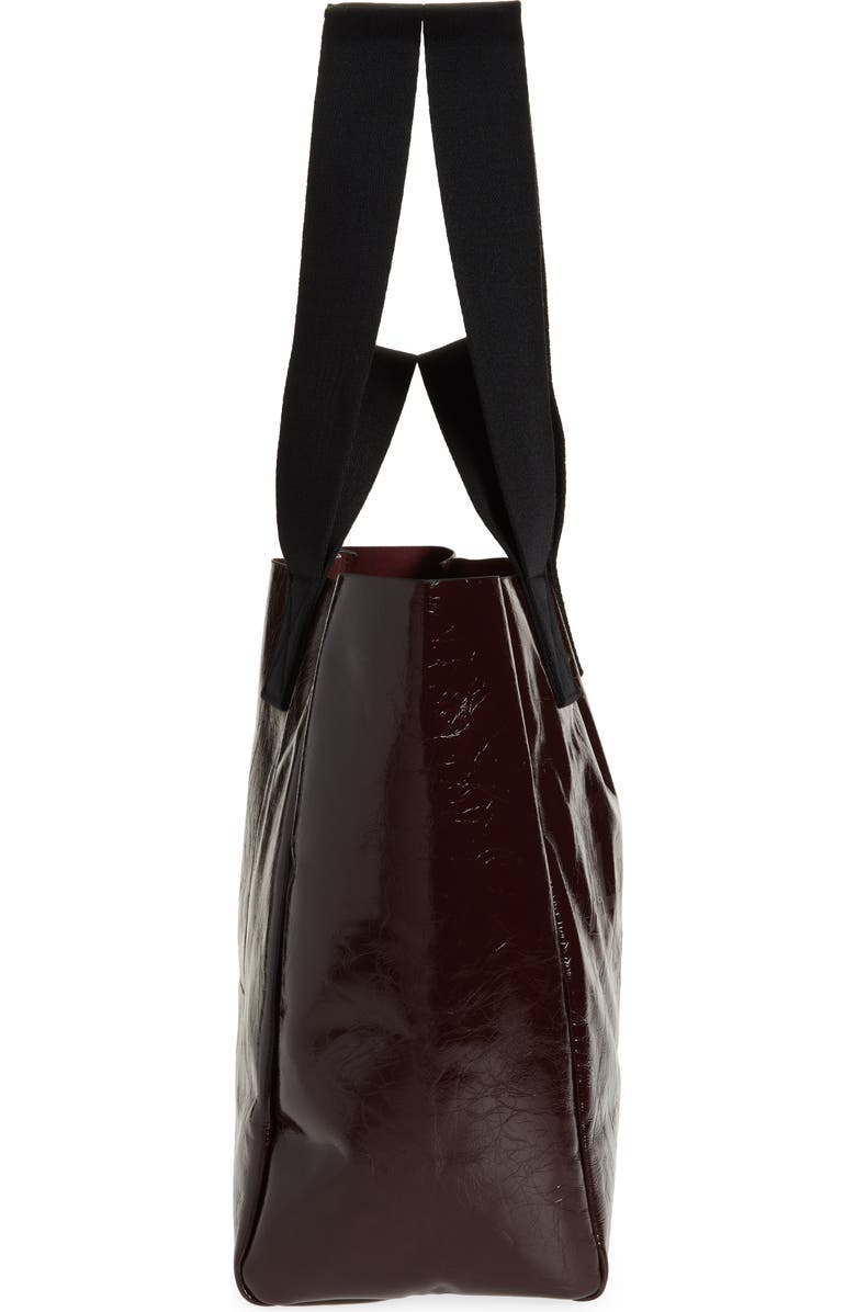 AllSaints Izzy Patent Leather Tote, Alternate, color,