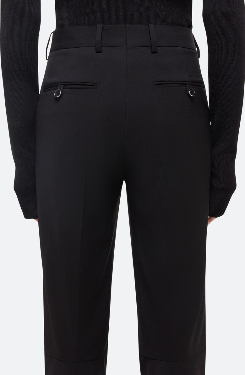 Helmut Lang Curve Car Virgin Wool Straight Leg Pants, Alternate, color, Black - 001