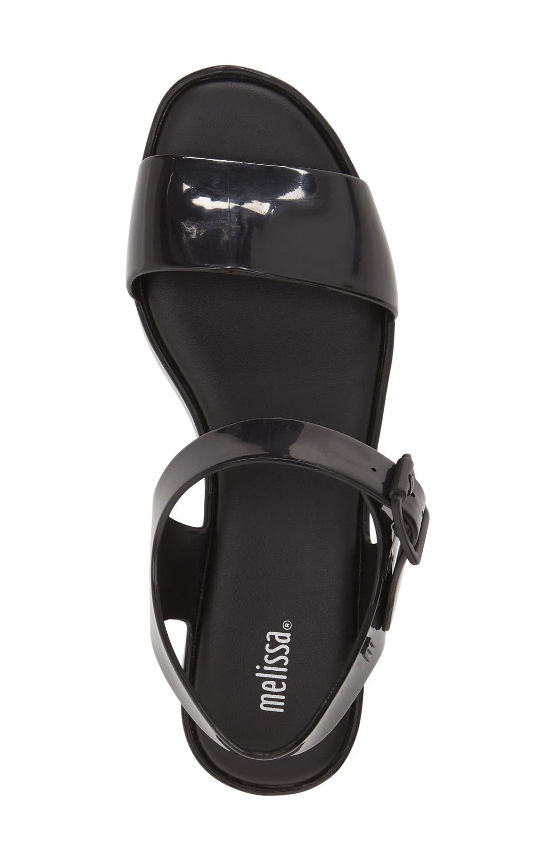 Mar Platform Sandal, Alternate, color, BLACK / BLACK