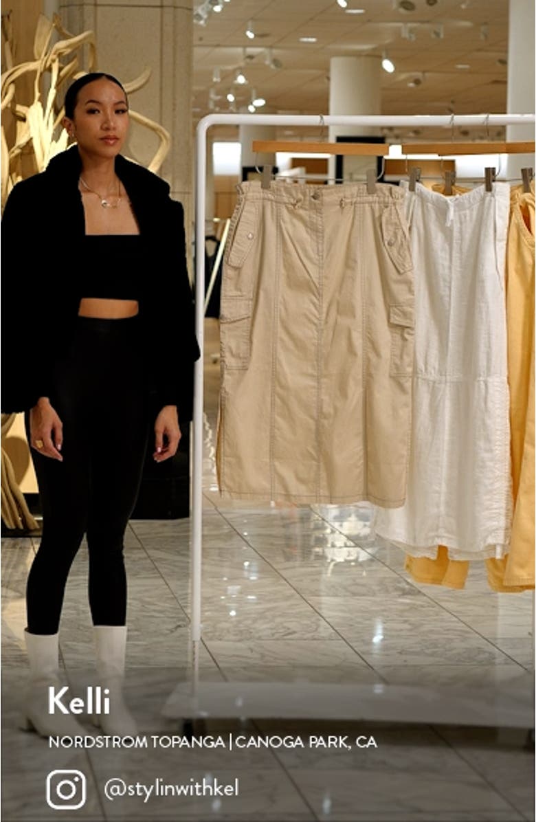 Toggle Waist Cargo Skirt, sales video thumbnail