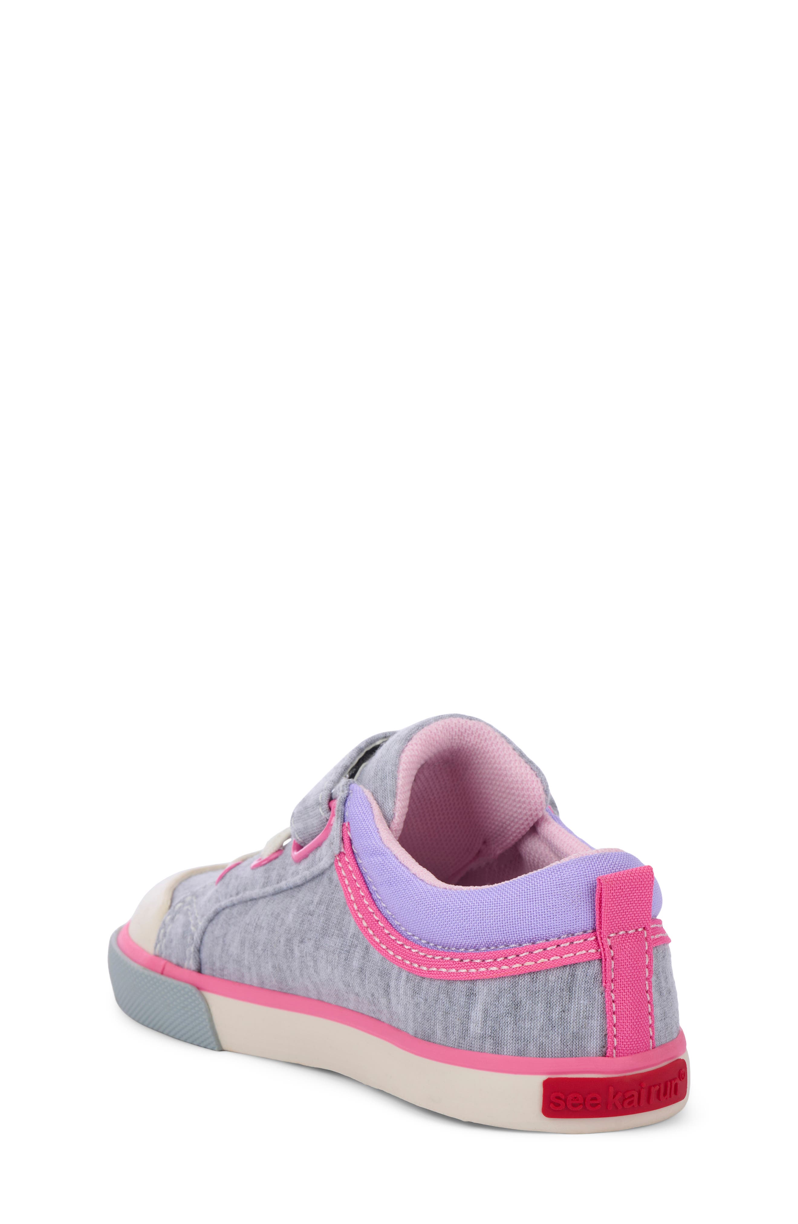 See Kai Run Kristin Sneaker, Alternate, color, Gray Jersey/ Garden