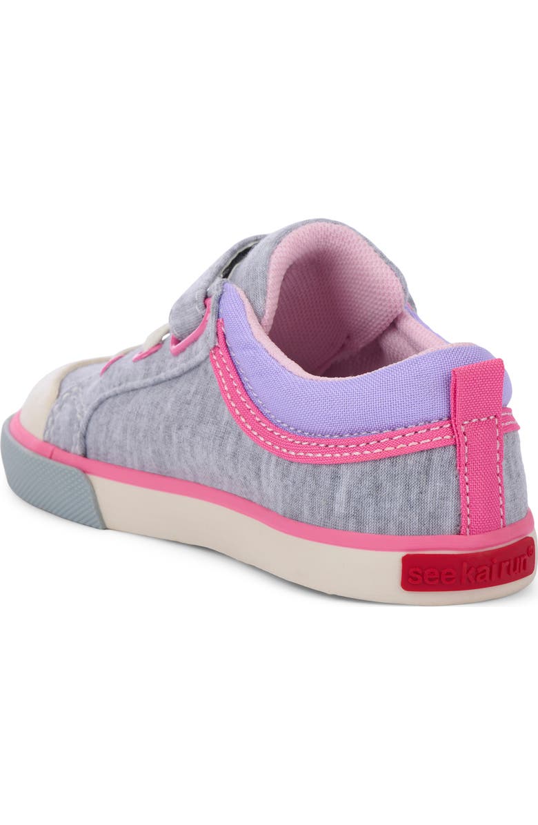 See Kai Run Kristin Sneaker, Alternate, color, Gray Jersey/ Garden