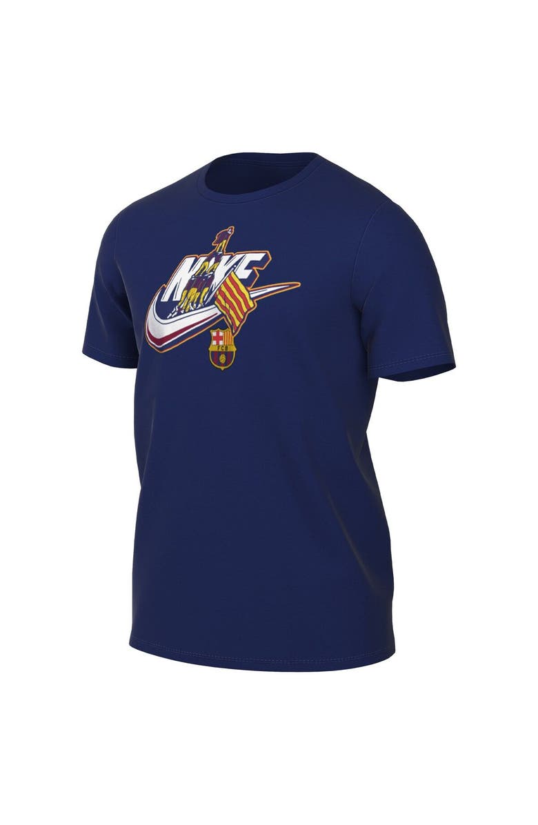 Nike Men's Nike Blue Barcelona Futura T-Shirt, Alternate, color, 