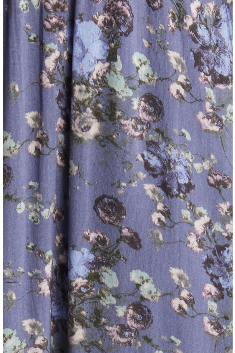 Michelada Floral Print Midi Dress, Alternate, color, NAVY MLTI