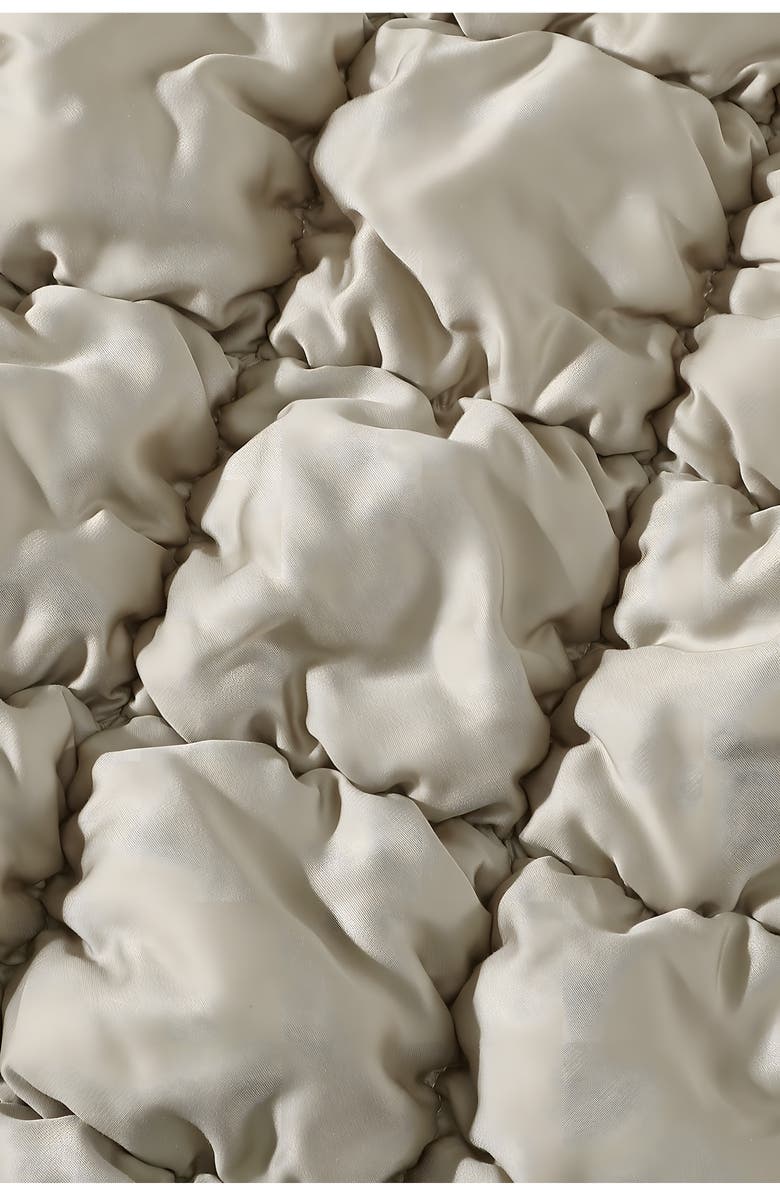 Sunday Citizen Silky Puff Squares Comforter, Alternate, color, Sandstone