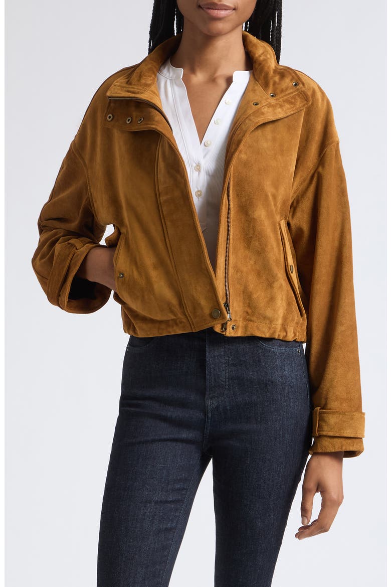 Bateman Suede Jacket, Main, color, ACORN