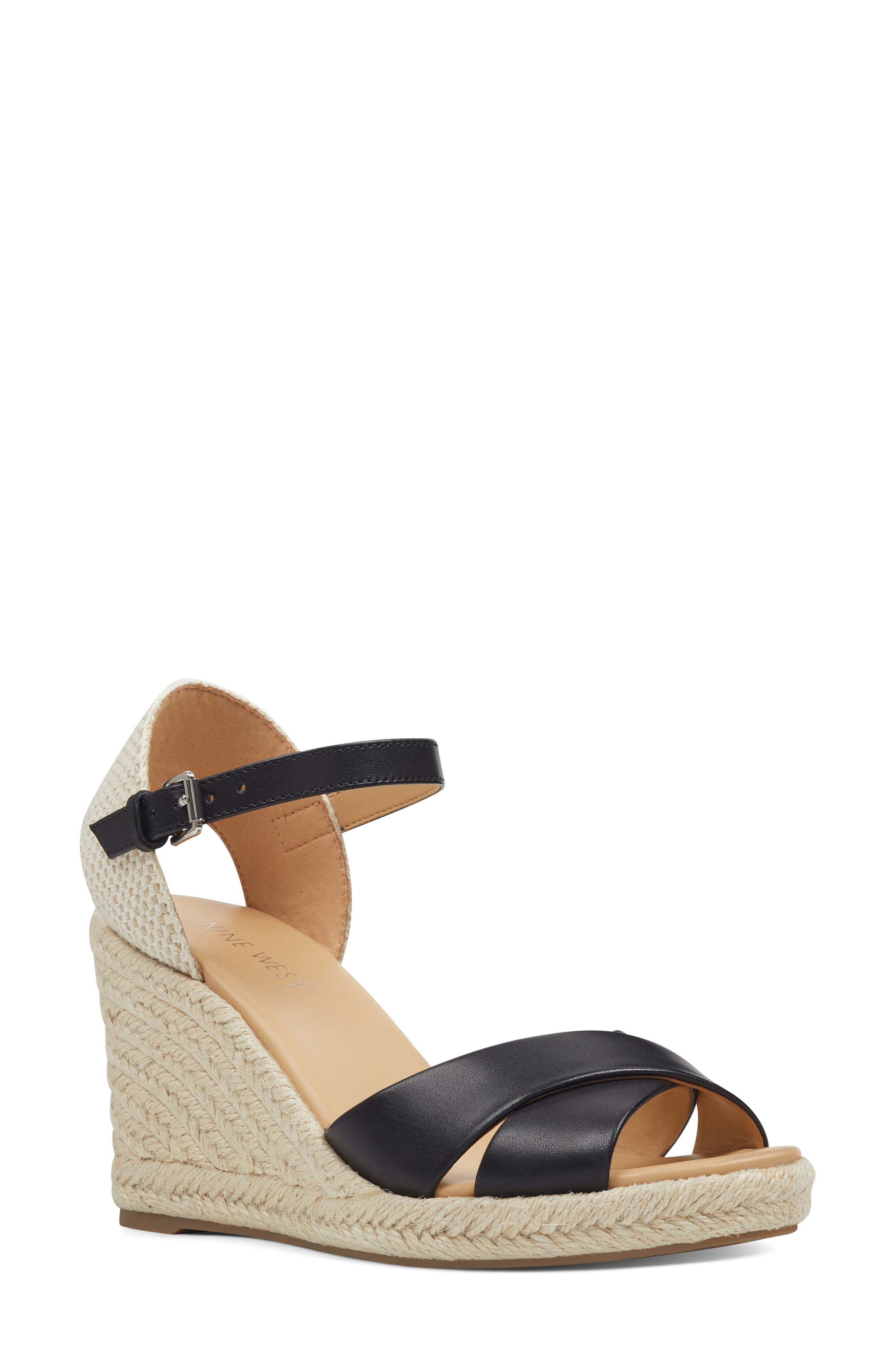 Nine West Jordyn Espadrille Wedge Sandal, Main, color, 