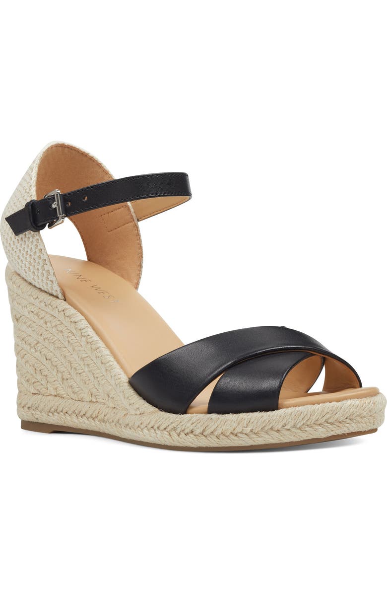 Nine West Jordyn Espadrille Wedge Sandal, Main, color,