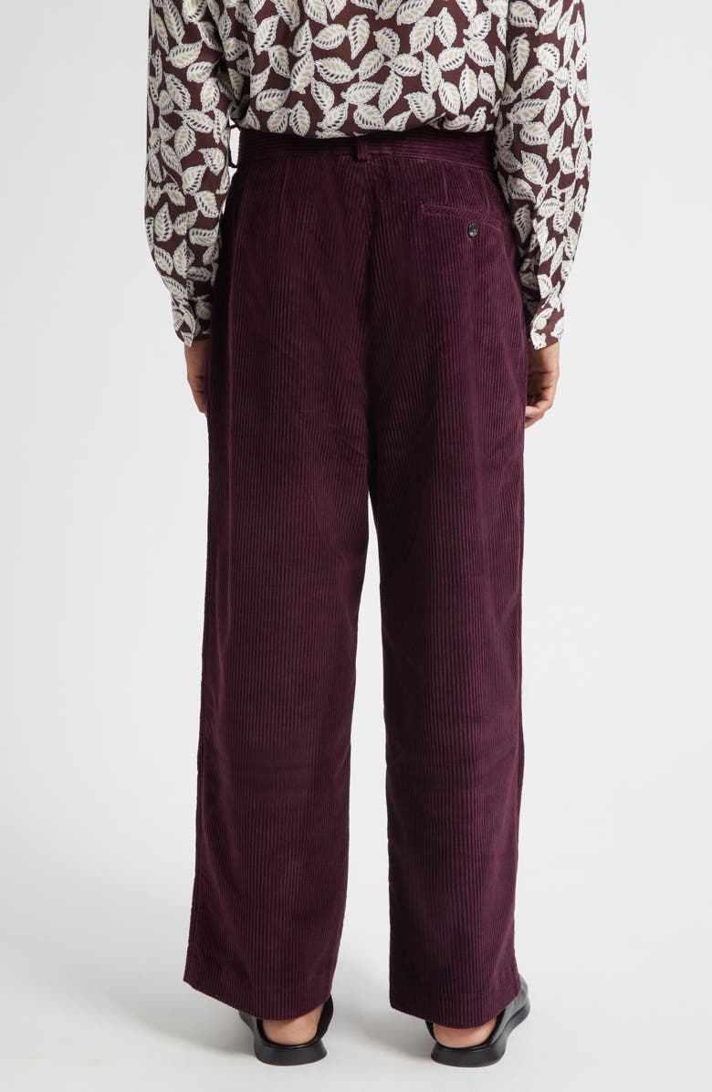 Bode McNab Corduroy Pants, Alternate, color, Dark Purple