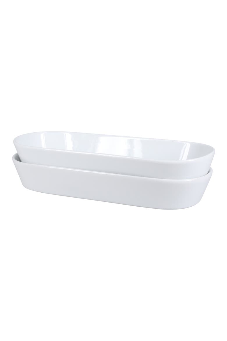 Oslo Oblong Baking Dish, Main, color, WHITE