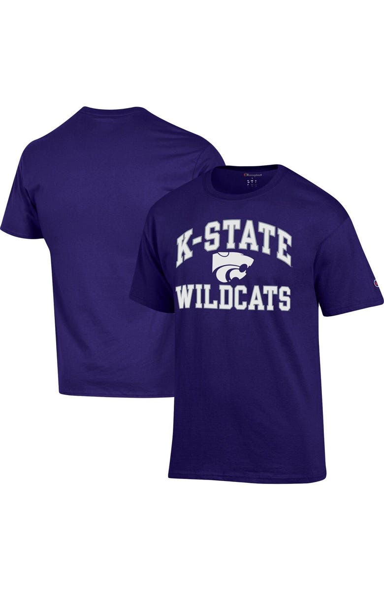 Champion Men's Champion Purple Kansas State Wildcats High Motor T-Shirt, Main, color, 