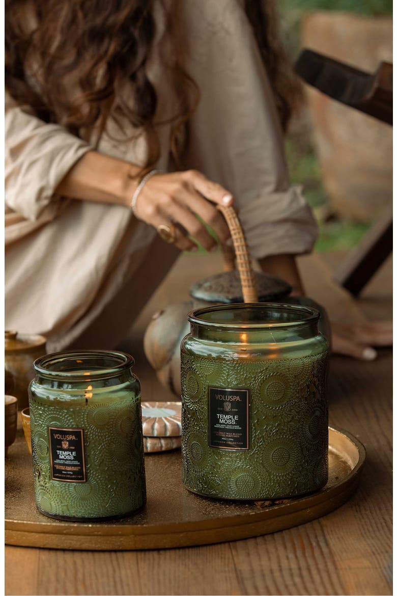 Temple Moss Large Jar Candle, Alternate, color, TEMPLE MOSS