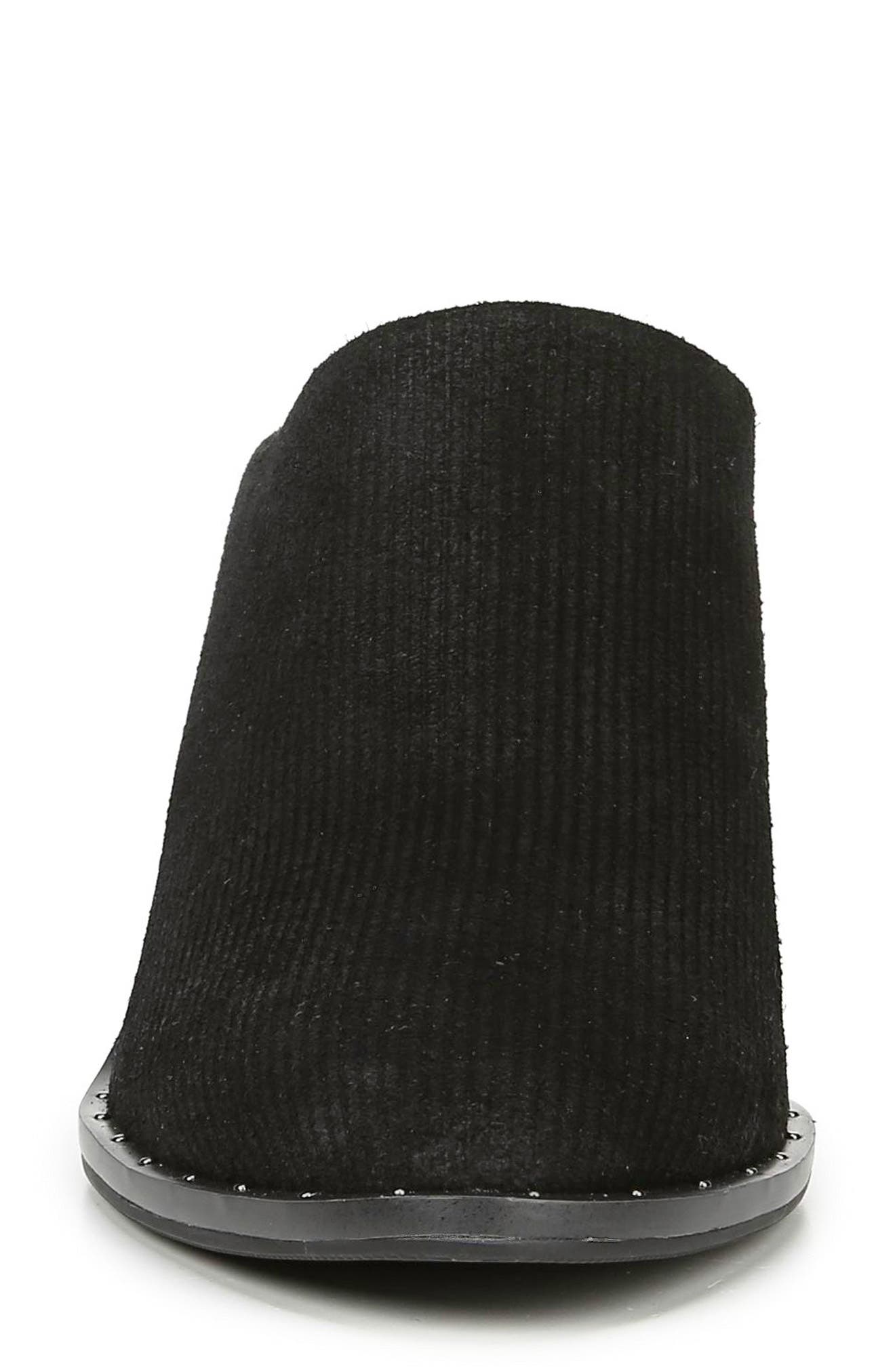 Dr. Scholls Maxwell Mule, Alternate, color, BLACK LINEAR EMBOSSED SUEDE