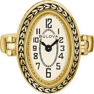 BULOVA Archive Series Art Deco Ring Watch, 17mm x 24mm