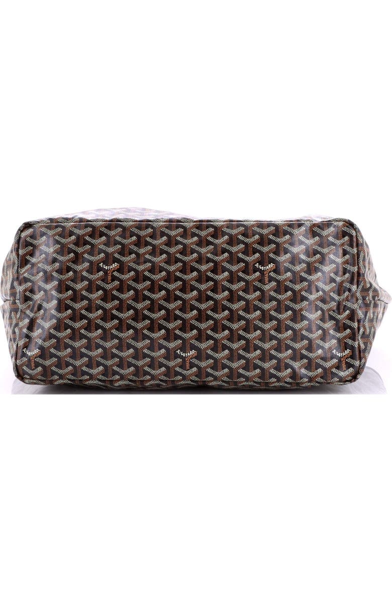 Pre-Owned Goyard Saint Louis Tote Coated Canvas GM, Alternate, color, Black