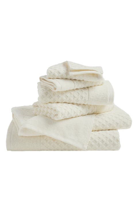 Diamond Textured 6-Piece Towel Set