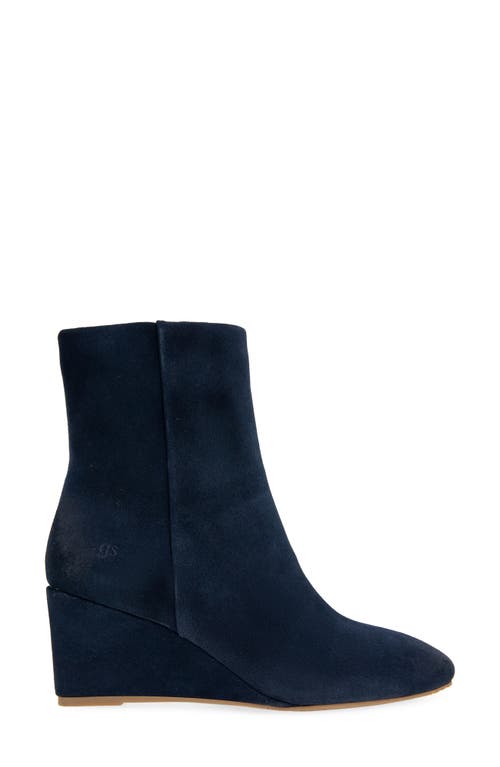 Gentle Souls Nash Wedge Bootie In Blue
