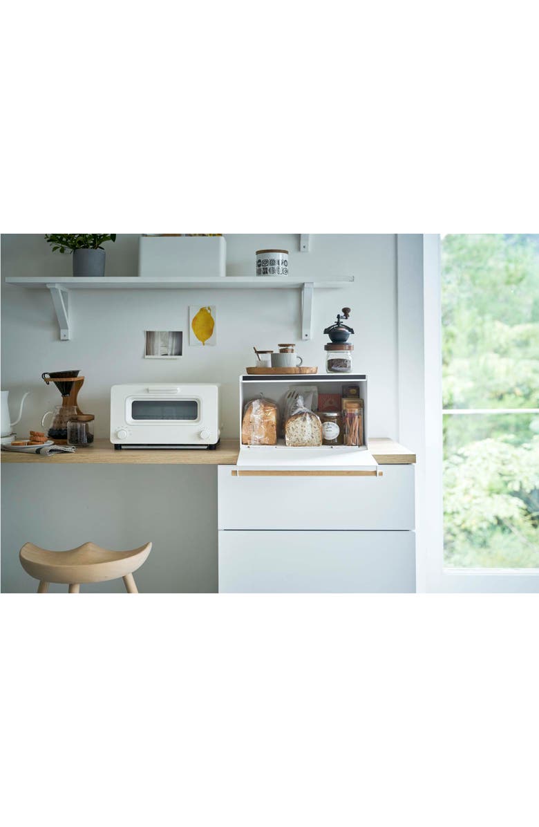 Yamazaki Tosca Bread Box, Alternate, color, White