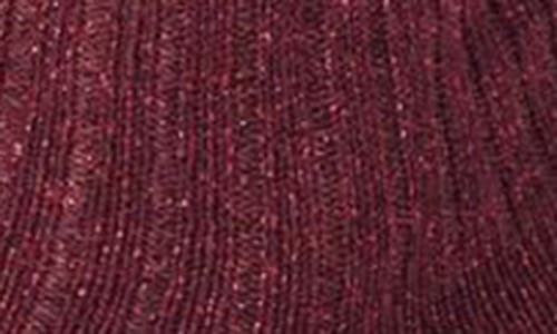 Oroblu Diamond Rib Crew Socks In Red